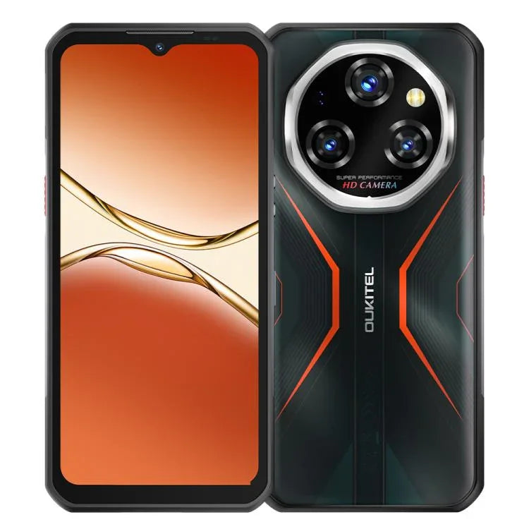 Oukitel WP55 5G Rugged Phone, 12GB+256GB, 108MP Camera, Fingerprint Identification, 6.6 inch MediaTek Dimensity 7025 Octa Core, NFC, OTG, Network: 5G, WP55