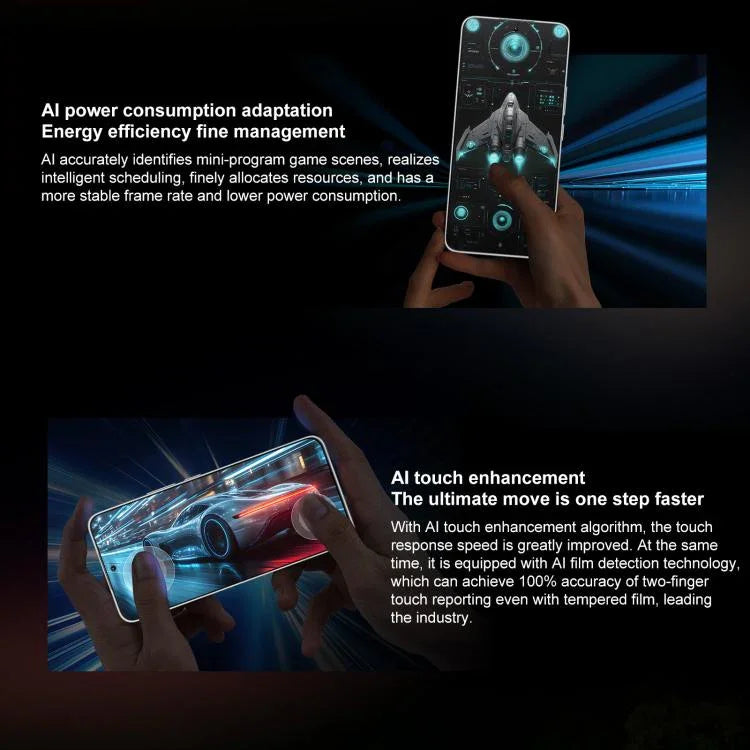Honor X60 GT, 12GB+256GB, In-screen Fingerprint, 6.7 inch MagicOS 9.0 Android 15.0 Snapdragon 8+ Gen 1 Octa Core, Network: 5G, OTG, NFC, 12GB+256GB