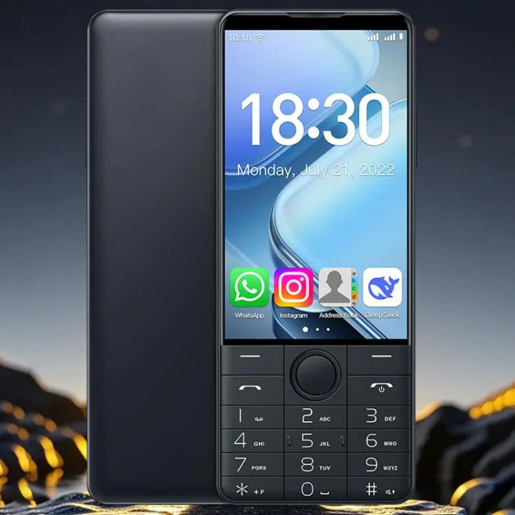 DOOV R70 Keypad Phone, 6GB+128GB, 4 inch Android 13 Mediatek MT6762 Octa Core, Network: 4G, Support Google Store, No Camera, No Camera
