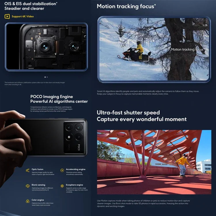 Xiaomi POCO X6 Pro Global, 12GB+512GB, In-screen Fingerprint, 6.67 inch Xiaomi HyperOS MediaTek Dimensity 8300-Ultra Octa Core 3.35GHz, NFC, Network: 5G