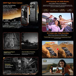 Blackview XPLORE 1 Walkie Talkie Rugged Phone, 12GB+256GB, 6.78 inch Android 15 Dimensity 7050 MT8791V/HZA Octa Core, Network: 5G, OTG, NFC, XPLORE 1 Walkie Talkie 12GB+256GB