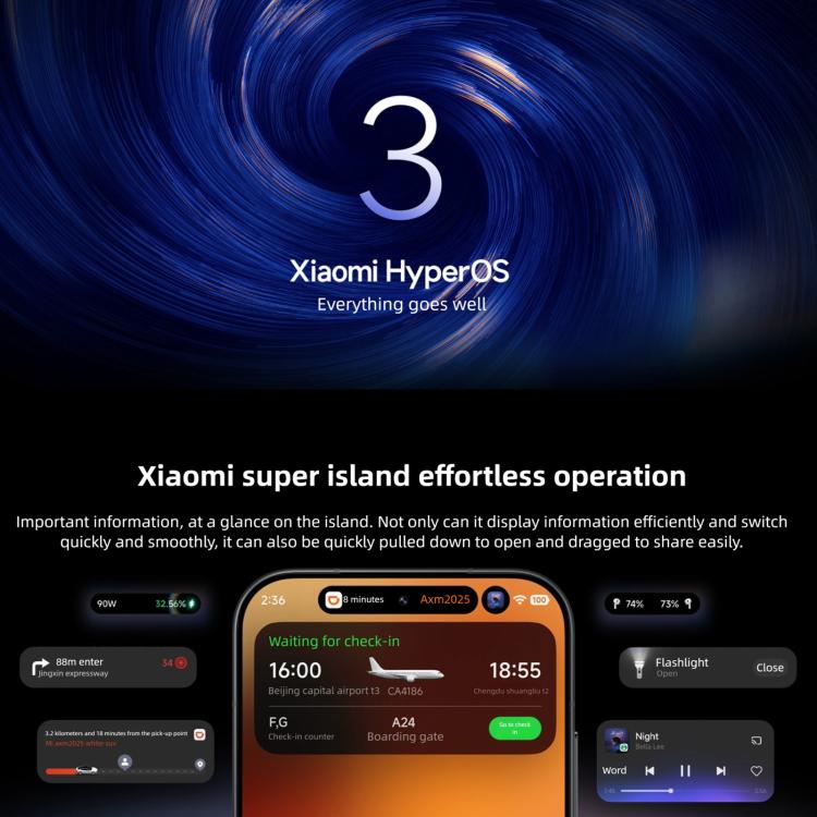 Xiaomi 17, 12GB+512GB, 3D Ultrasonic Fingerprint, 6.3 inch Xiaomi HyperOS 3 Snapdragon 8 Elite Gen 5 Octa Core, NFC, Network: 5G, 12GB+512GB