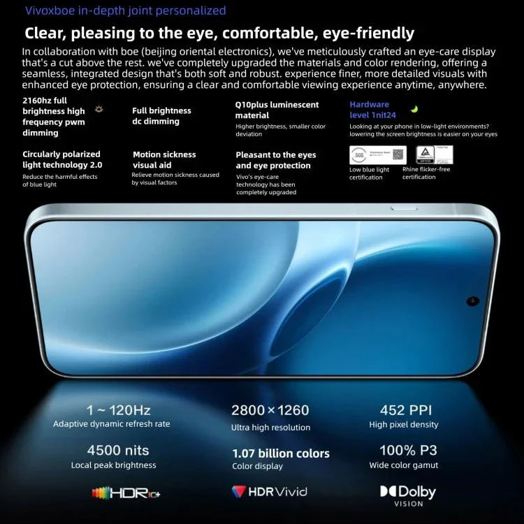 vivo X300 Pro, 12GB+256GB,  6.78 inch OriginOS 6 Android 16 Dimensity 9500 Octa Core, OTG, NFC, Network: 5G, 12GB+256GB
