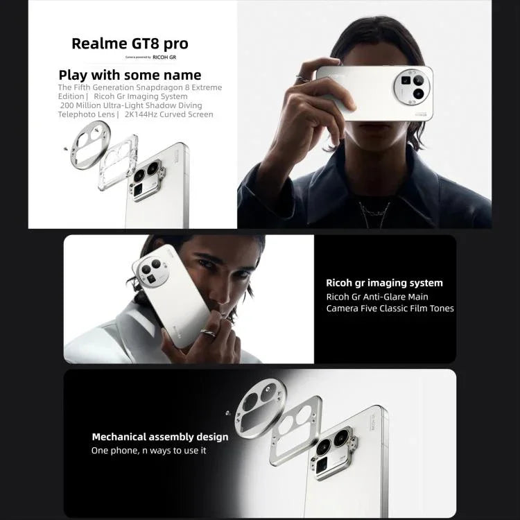 Realme GT8 Pro, 16GB+1TB, 6.79 inch Realme UI 7.0 Snapdragon 8 Elite Gen 5 Octa Core, NFC, Network: 5G, 16GB+1TB, Realme GT8 Pro, 16GB+1TB