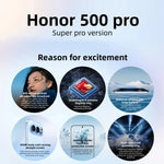 Honor 500 Pro, 16GB+512GB, Screen Fingerprint, 6.55 inch MagicOS 10.0 / Android 16 Snapdragon 8 Elite Gen 4 Octa Core, Network: 5G, NFC, OTG, Honor 500 Pro, 16GB+512GB