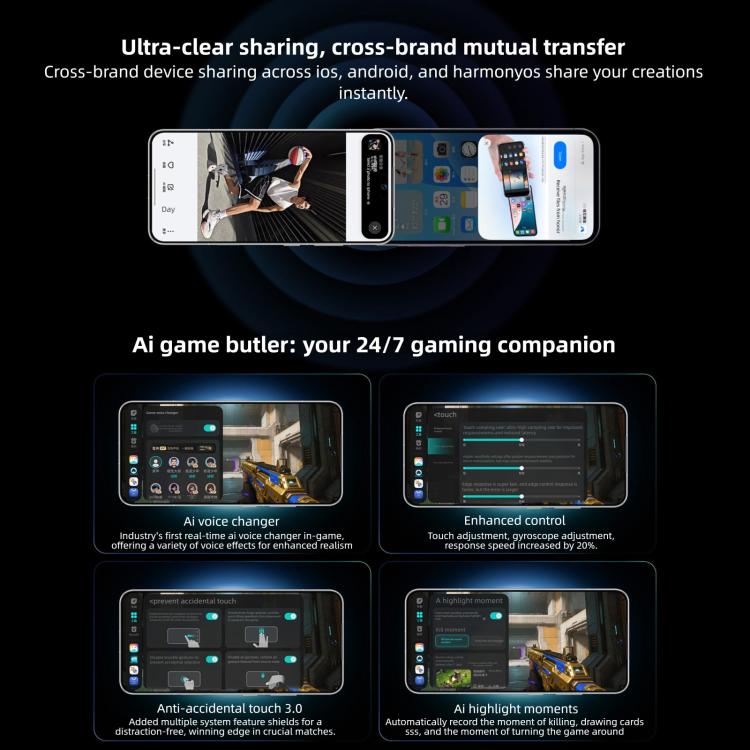 Honor WIN RT, 12GB+256GB, 3D Ultrasonic Fingerprint, 10000mAh Battery, 6.83 inch MagicOS 10.0 / Android 16 Snapdragon 8 Elite Octa Core, Network: 5G, NFC, OTG, 12GB+256GB
