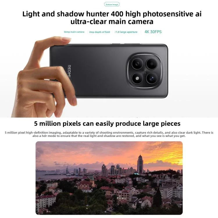 Xiaomi Redmi Note 15 5G, 8GB+128GB, 6.77 inch Xiaomi HyperOS 2 Snapdragon 6 Gen 3 Octa Core, Network: 5G, 8GB+128GB