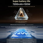 Realme GT7, 12GB+256GB, 6.8 inch Android 15 / Realme UI 6.0 MediaTek Dimensity 9400+ Octa Core, NFC, Network: 5G, Support Google Play, 12GB+256GB
