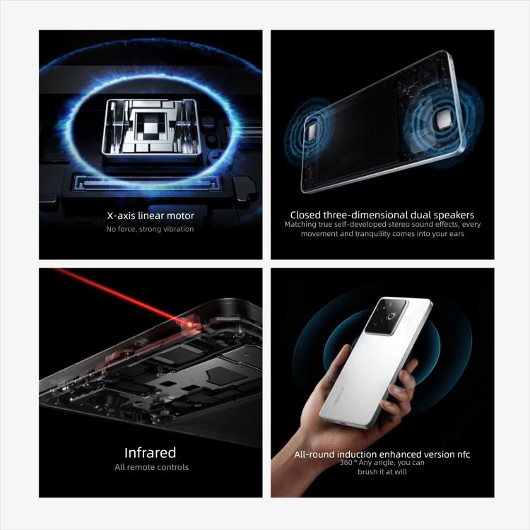 Realme GT7, 12GB+256GB, 6.8 inch Android 15 / Realme UI 6.0 MediaTek Dimensity 9400+ Octa Core, NFC, Network: 5G, Support Google Play, 12GB+512GB