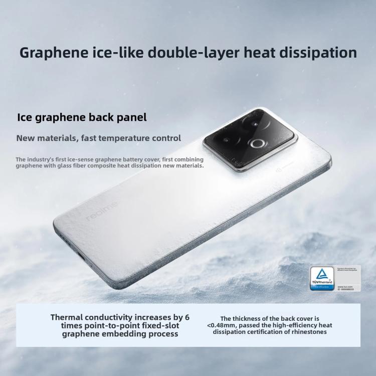Realme GT7, 16GB+256GB, 6.8 inch Android 15 / Realme UI 6.0 MediaTek Dimensity 9400+ Octa Core, NFC, Network: 5G, Support Google Play, 16GB+256GB
