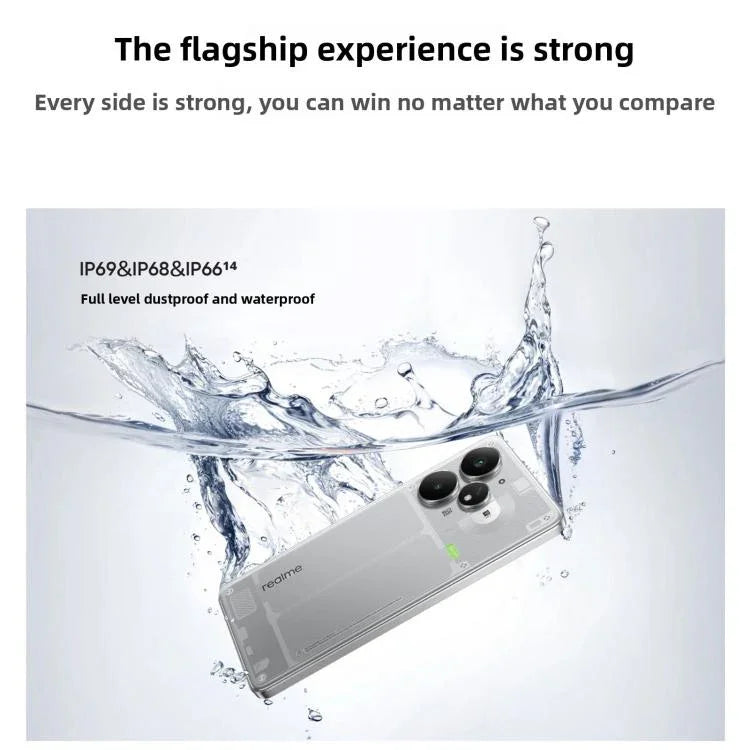 Realme Neo7 Turbo, 12GB+256GB, 6.8 inch Android 15 / Realme UI 6.0 MediaTek Dimensity 9400e Octa Core, NFC, Network: 5G, Support Google Play, 12GB+256GB