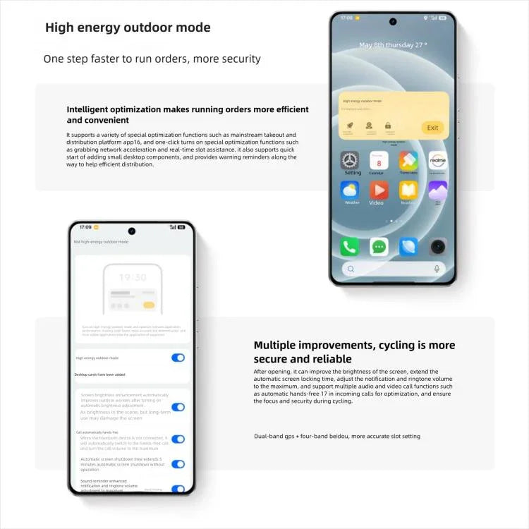 Realme Neo7 Turbo, 12GB+256GB, 6.8 inch Android 15 / Realme UI 6.0 MediaTek Dimensity 9400e Octa Core, NFC, Network: 5G, Support Google Play, 12GB+256GB