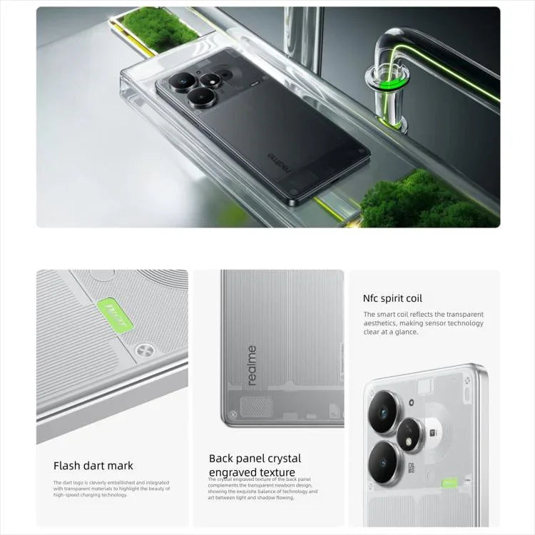 Realme Neo7 Turbo, 16GB+512GB, 6.8 inch Android 15 / Realme UI 6.0 MediaTek Dimensity 9400e Octa Core, NFC, Network: 5G, Support Google Play, 16GB+512GB