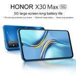 Dual Back Cameras, Side Fingerprint Identification, 5000mAh Battery, 7.09 inch Magic UI 5.0 (Android R) Dimensity 900 Octa Core up to 2.4GHz, Network: 5G, NFC, Not Support Google Play, X30 Max 5G 8GB+128GB