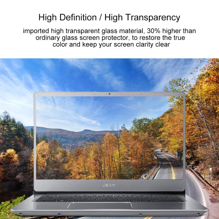Laptop Screen HD Tempered Glass Protective Film for Acer Swift 3 Laptop - SF314-54-524Y 14 inch, For Acer Swift 3 Laptop - SF314-54-524Y 14 inch
