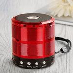 WS-887 Bluetooth Speaker with Lanyard, Support Hands-free Call & FM & U Disk & TF Card & AUX