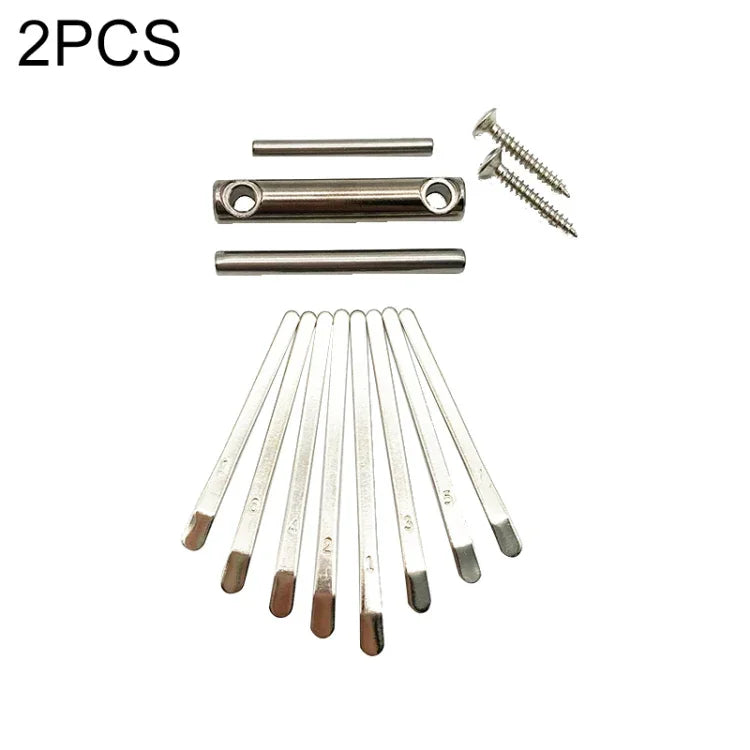 2 PCS 8 Tone Thumb Piano Keys Kalimba Pick Accessories Kit, 2 PCS 8 Tone