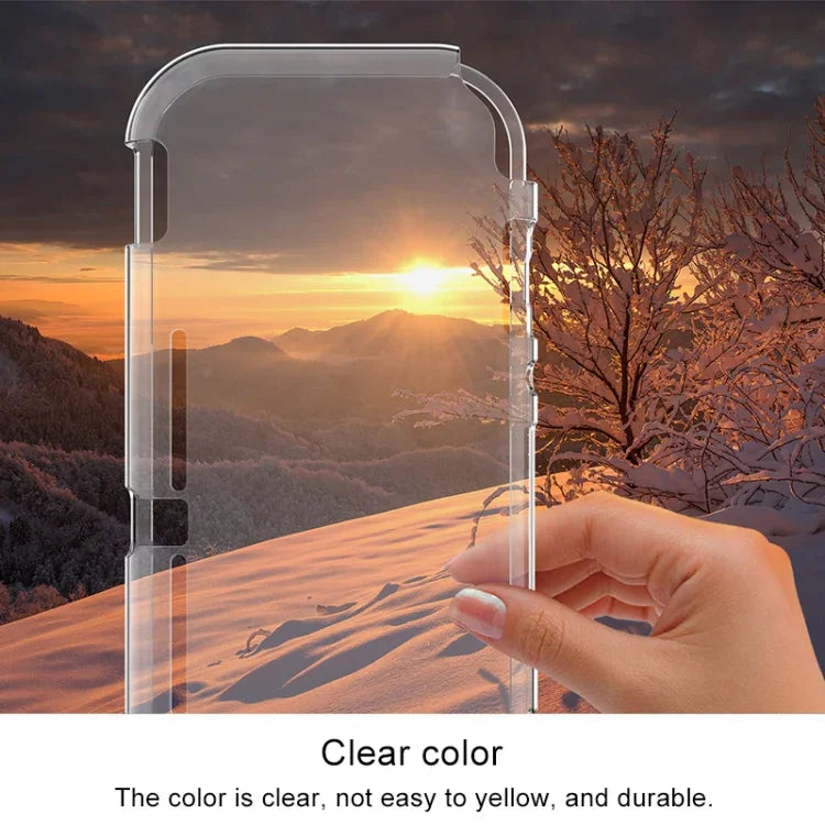 Shockproof TPU Transparent Crystal Soft Protective Case for Switch Lite, For Switch Lite