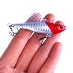 HENGJIA Fast-sinking Fishing Lures Bait 6.5cm/17.2g Wings VIB Pencil Lures Kit, PE016-X