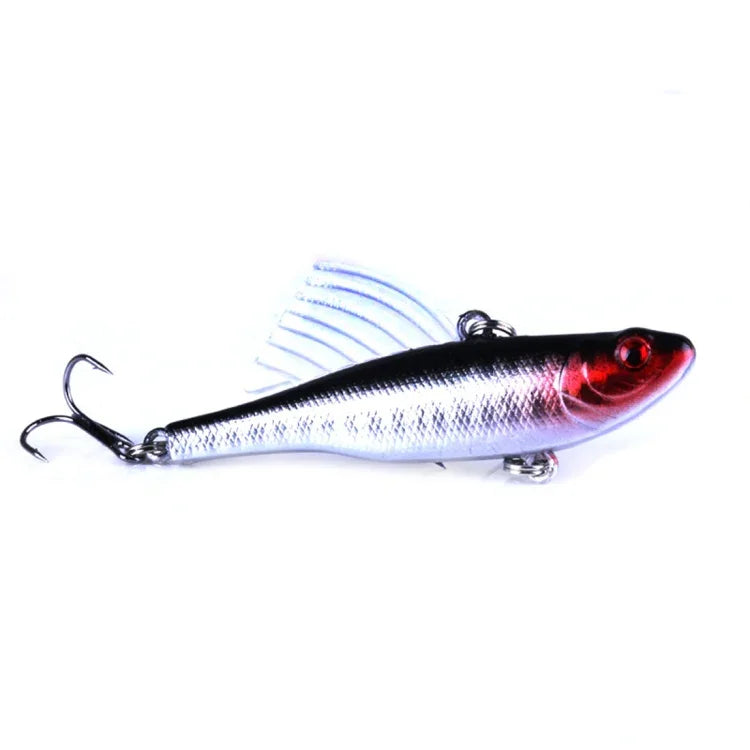 HENGJIA Fast-sinking Fishing Lures Bait 6.5cm/17.2g Wings VIB Pencil Lures Kit, PE016-X
