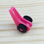 10 PCS Multiple Color Plastic Fishing Rod Pole HooK Keeper Lure Spoon Bait Holder , Random Color Delivery