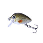 HENGJIA 5 PCS 2.7cm/1.5g Luya Rock Fishing Lures Bait Bionic Kit with Plastic Box, Box008