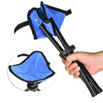 Hiking Outdoor Camping  Fishing Folding Stool Portable Triangle Chair Maximum Load 100KG Folding Chair Size:22 x 22 x 31cm, Fishing Folding Stool(Red), Fishing Folding Stool(Blue), Fishing Folding Stool(Green)