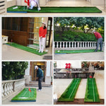 PGM Golf Double Colors Putting Mat Push Rod Trainer, Size: 75x300cm, Size: 75x300cm