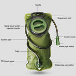 AOTU AT6602 2L TPU Outdoor Sports Drinking Water Bag, AOTU AT6602 2L