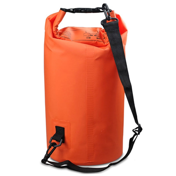 Outdoor Waterproof Single Shoulder Bag Dry Sack PVC Barrel Bag, Capacity: 3L, Capacity: 3L (Sky Blue), Capacity: 3L (Yellow), Capacity: 3L (Black), Capacity: 3L (Dark Blue), Capacity: 3L (Orange), Capacity: 3L (Pink), Capacity: 3L (Green)