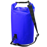 Outdoor Waterproof Single Shoulder Bag Dry Sack PVC Barrel Bag, Capacity: 15L, Capacity: 15L (Yellow), Capacity: 15L (Black), Capacity: 15L (Dark Blue), Capacity: 15L (Orange), Capacity: 15L (Pink), Capacity: 15L (Green), Capacity: 15L (Sky Blue)
