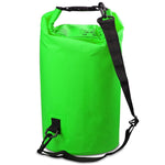Outdoor Waterproof Double Shoulder Bag Dry Sack PVC Barrel Bag, Capacity: 30L, Capacity: 30L (Pink), Capacity: 30L (Green), Capacity: 30L (Sky Blue), Capacity: 30L (Yellow), Capacity: 30L (Black), Capacity: 30L (Dark Blue), Capacity: 30L (Orange)