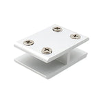 Aluminum Alloy Glass Combination Clamp Cabinet Partition Fixing Clip, 180 degrees Cliped 10-12mm, 180 degrees Cliped 10-12mm