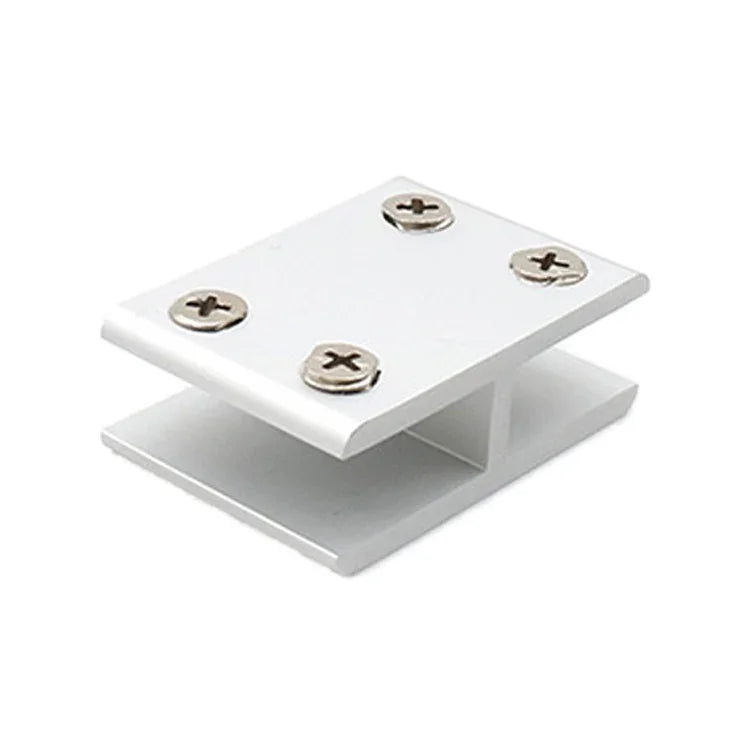 Aluminum Alloy Glass Combination Clamp Cabinet Partition Fixing Clip, 180 degrees Cliped 10-12mm, 180 degrees Cliped 10-12mm