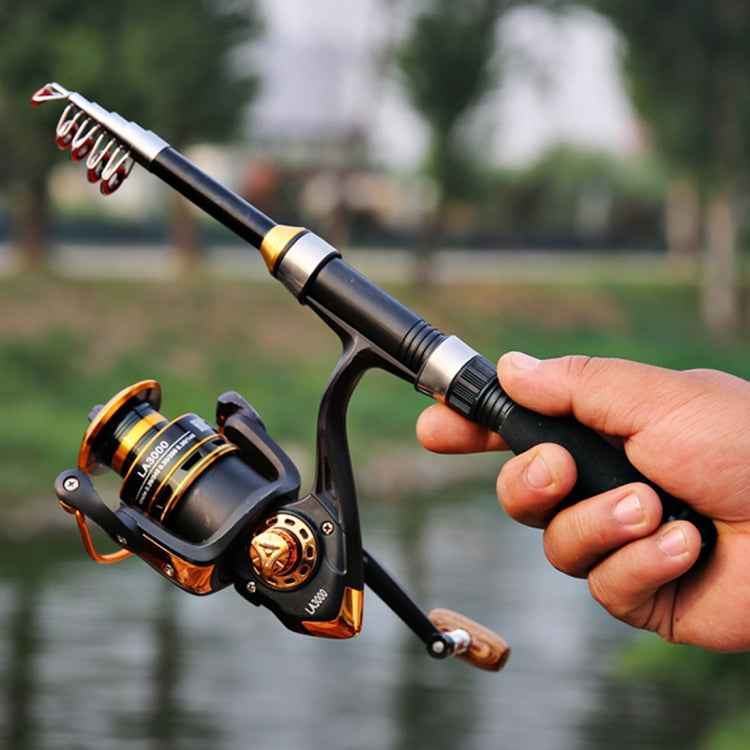 32cm Portable Telescopic Sea Fishing Rod Mini Fishing Pole, Extended Length : 1.5m, 1.5m