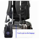 Bopai 751-006551 Large Capacity Business Casual Breathable Laptop Backpack with External USB Interface, Size: 30 x 12 x 44cm, 751-006551