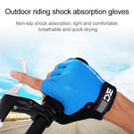 BaseCamp BC-204 Bicycle Half Finger Gloves Lycra Fabric Cycling Gloves, Size: XL, Size: XL