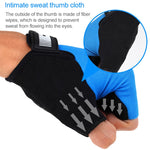 BaseCamp BC-204 Bicycle Half Finger Gloves Lycra Fabric Cycling Gloves, Size: XL, Size: XL