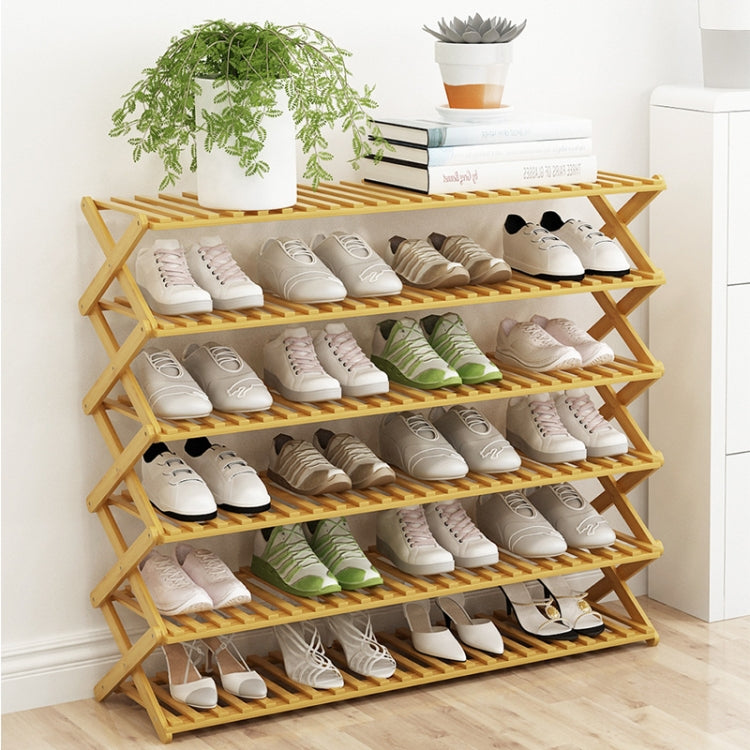 4-Layer Balcony Living Room Collapsible Solid Wood Flower Stand Potted Planting Shelves, Length: 50cm, 50cm 4-Layer