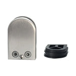 5-8mm Concave Curved Bottom Matte Polished  201 Stainless Steel Fixed Clip Railing Glass Wood Layer Board Clamp Bracket, 5-8mm, Curved Bottom, 201 Stainless Steel