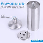 Stainless Steel Wire Drawing Thickened Column Sofa Furniture Cabinet Foot, Height: 80mm, 80mm