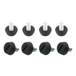 100 PCS Adjustable Foot Pad Furniture Screw Support Stub, M8x15, M8x15