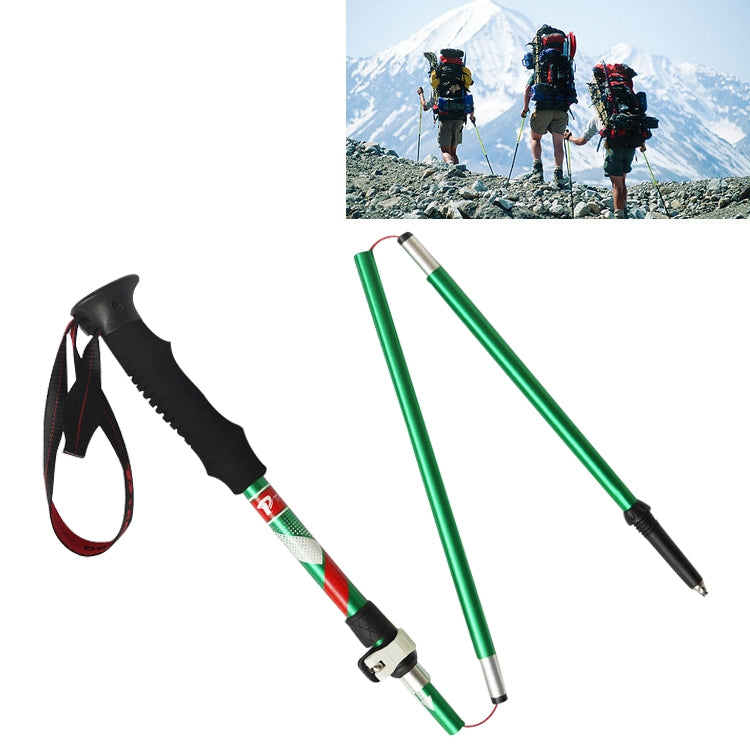 5 Node Portable Foldable Aluminium Alloy Alpenstocks Trekking Poles, Folding Length : 35CM, Folding Length : 35CM (Green), Folding Length : 35CM (Blue), Folding Length : 35CM (Red), Folding Length : 35CM (Black)
