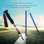 5 Node Portable Foldable Aluminium Alloy Alpenstocks Trekking Poles, Folding Length : 35CM, Folding Length : 35CM (Green), Folding Length : 35CM (Blue), Folding Length : 35CM (Red), Folding Length : 35CM (Black)