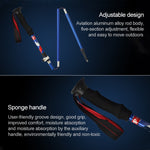 5 Node Portable Foldable Aluminium Alloy Alpenstocks Trekking Poles, Folding Length : 35CM, Folding Length : 35CM (Green), Folding Length : 35CM (Blue), Folding Length : 35CM (Red), Folding Length : 35CM (Black)