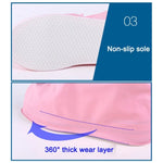 Fashion Children PVC Non-slip Waterproof Thick-soled Shoe Cover Size: XL, Size: XL