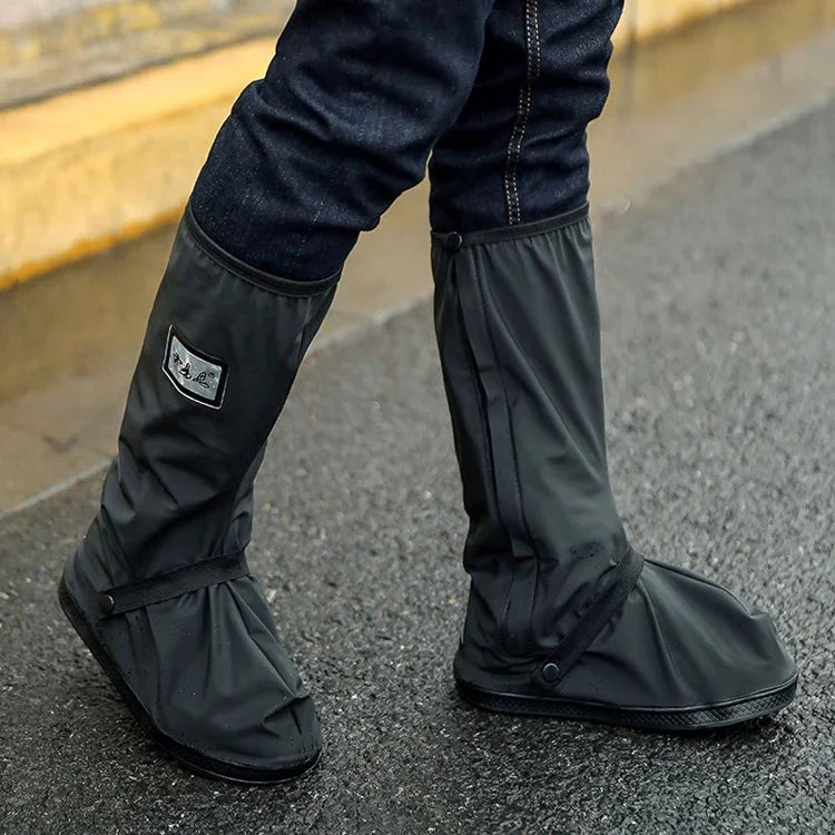 Outdoor High Tube Rainproof Snowproof Thickened Rain Shoes Size:XL, Size:XL