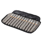 WLXY 12 PCS / Set Wood Carving Chisels Knife Basic Woodcut Working Handmade Rubber Stamps Hand Tools, WL-9330