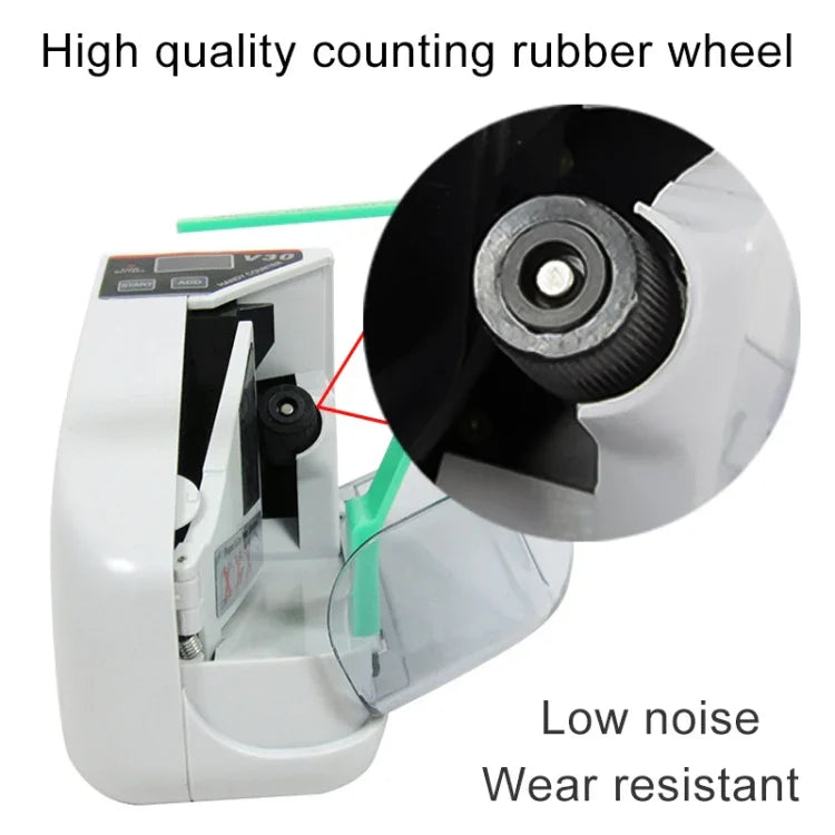 V30 Mini Portable Multi Paper Currency Counting Money Counter, UK Plug, UK Plug