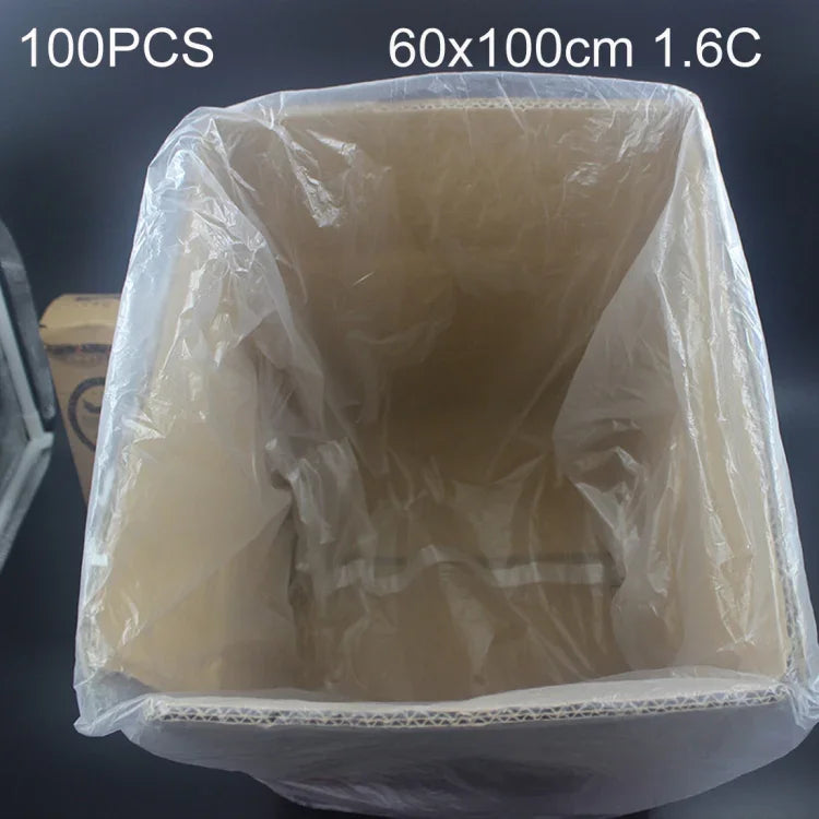 100 PCS 1.6C Dust-proof Moisture-proof Plastic PE Packaging Bag, Size: 60cm x 100cm, 60cm x 100cm